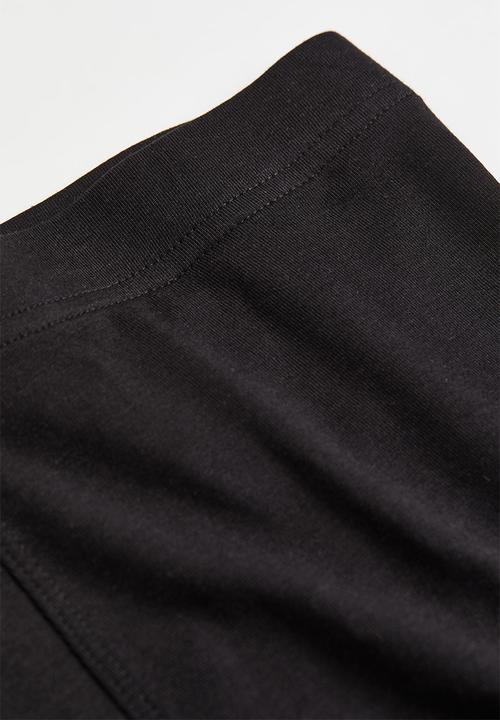 H&M - 3-pack lyocell-blend short trunks - black