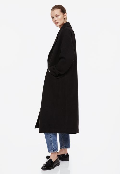 H&M - Coat - black