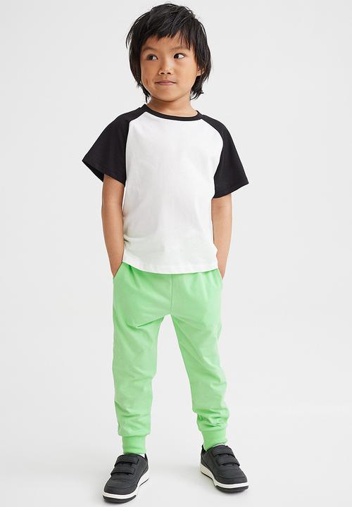 H&M - Jersey joggers - neon green