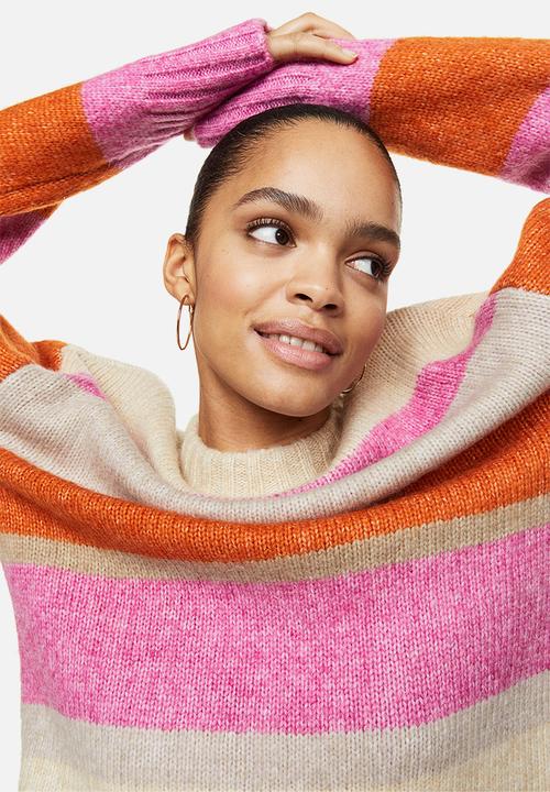 H&M - Jumper - pink/striped
