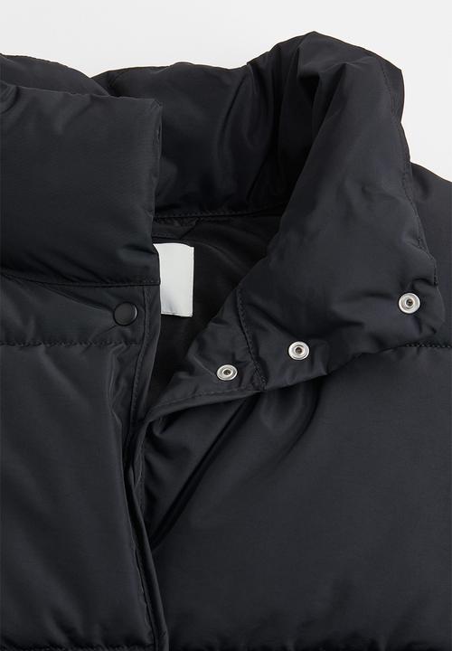 H&M - Puffer gilet - black