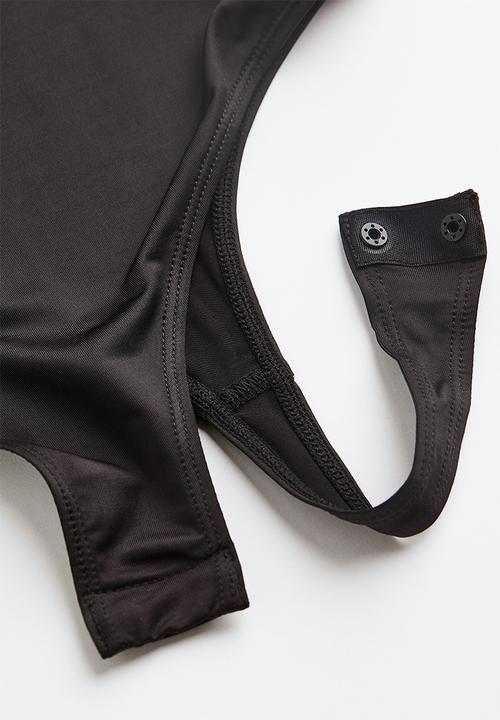 H&M - Cut-out thong body - black