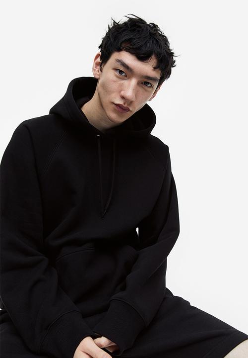 H&M - Oversized fit hoodie - black