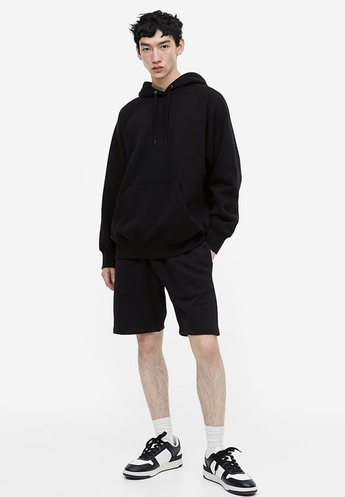H&M - Oversized fit hoodie - black