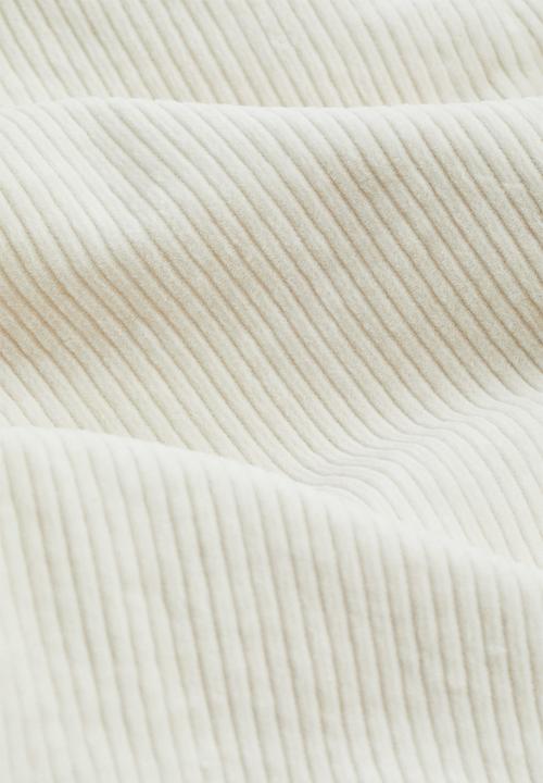 H&M - Flared corduroy trousers - cream