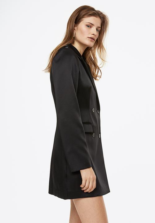 H&M - Double-breasted blazer dress - black
