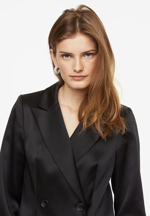 H&M - Double-breasted blazer dress - black