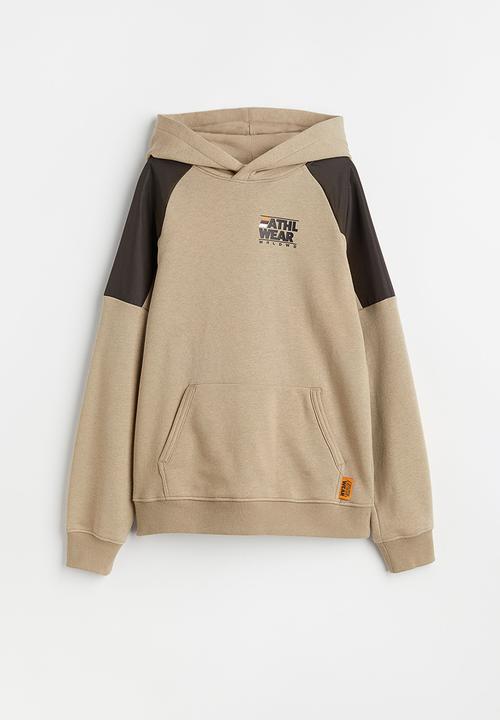 H&M - Hoodie - beige/block-coloured
