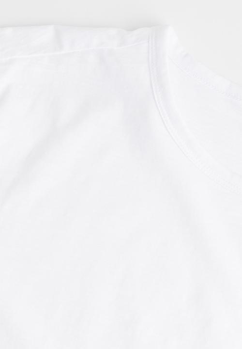 H&M - Regular fit cotton T-shirt - white