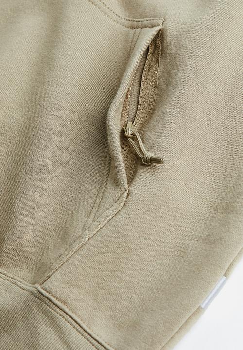 H&M - Relaxed fit hoodie - khaki green/nasa