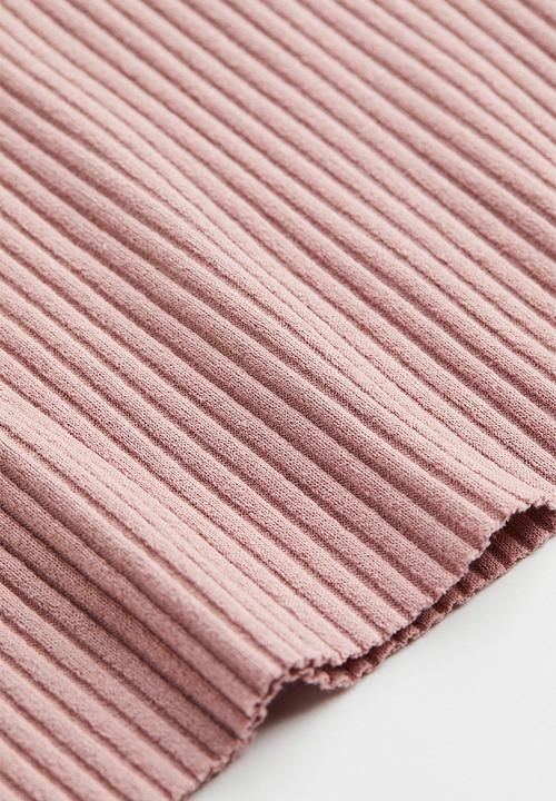 H&M - Ribbed top - old rose