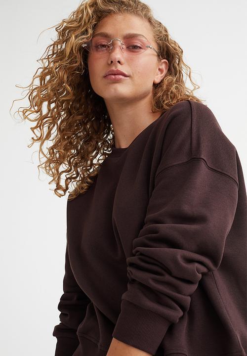 H&M - Sweatshirt - dark brown
