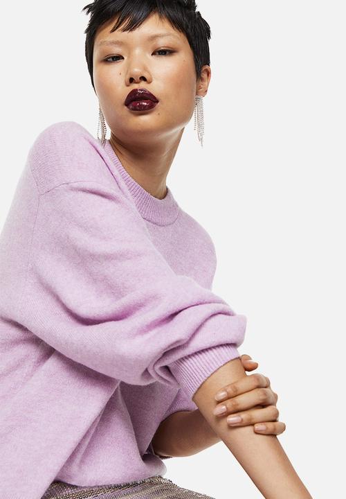 H&M - Knitted jumper - light purple
