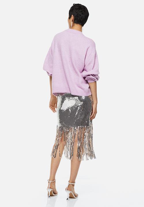 H&M - Knitted jumper - light purple