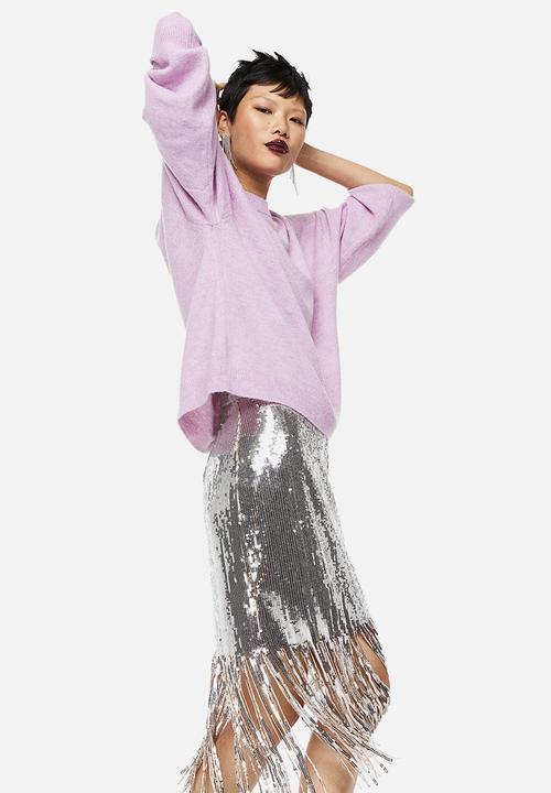 H&M - Knitted jumper - light purple