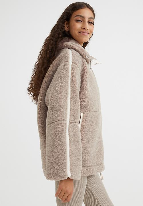 H&M - Teddy jacket - beige I
