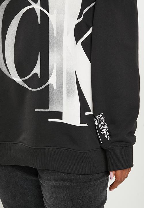 Calvin Klein - Plus lightbox sweathsirt - ck black