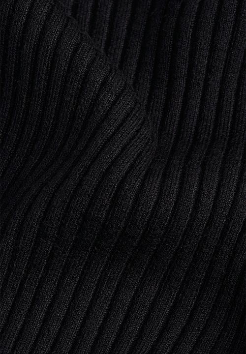 H&M - Rib-knit vest top - black