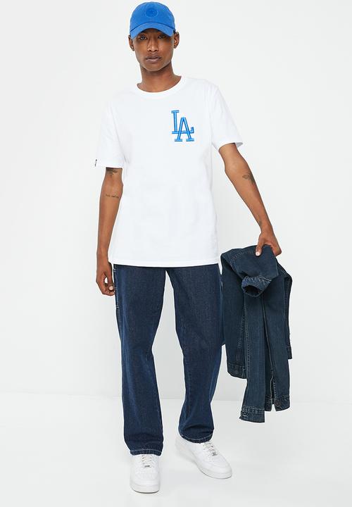 MLB - LA Dodgers Men's Tag T-shirt - White 
