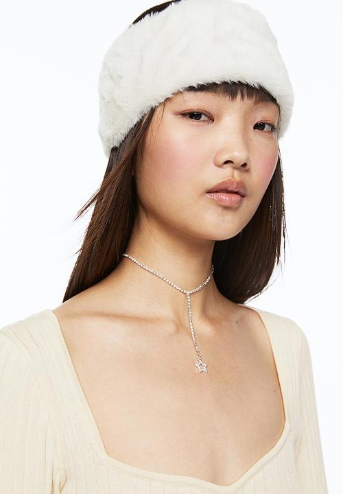 H&M - Rib-knit bodycon dress - cream