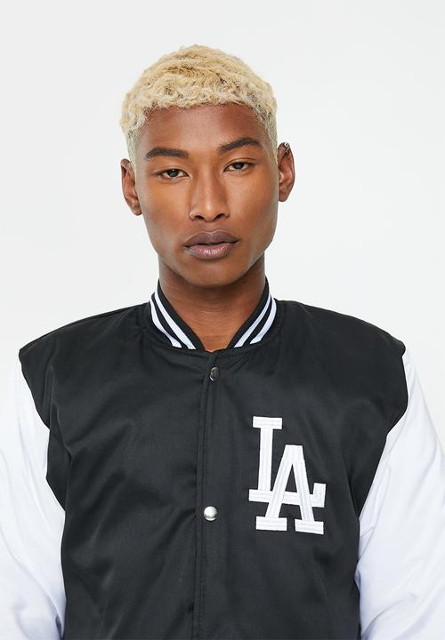 MLB - LA Dodgers Men's Pitcher Baseball Jacket - Black 