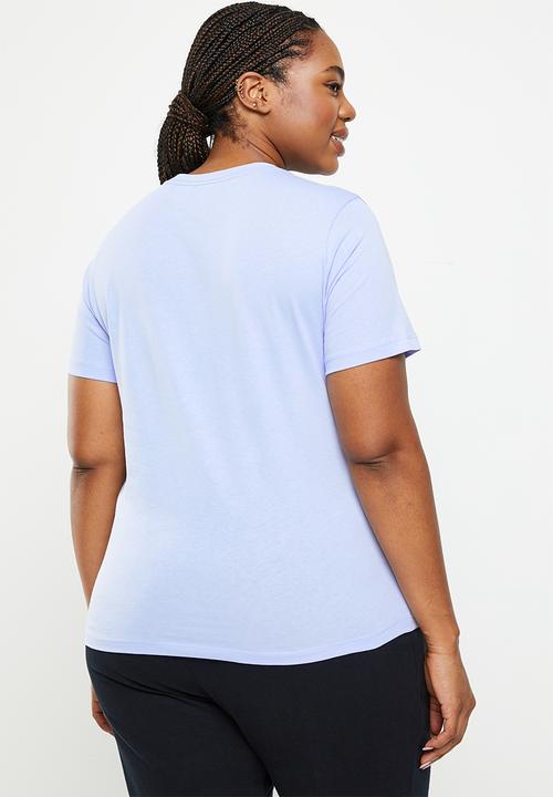 adidas Originals - Plus trefoil tee - blue dawn