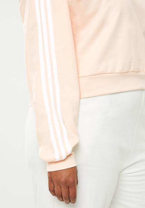 adidas Performance - Plus w 3s crew sweat - wonder quartz/white