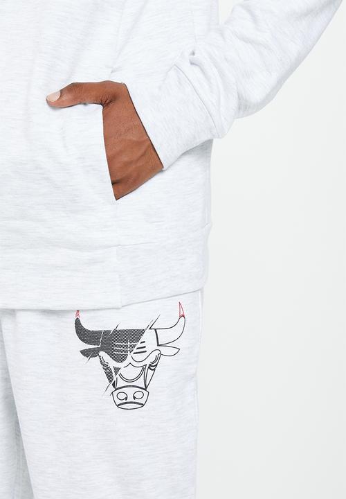 NBA - Chicago Bulls transition hoodie - ice melange