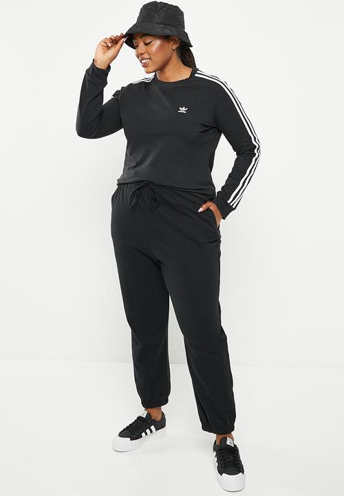 adidas Originals - Plus 3stripe long sleeve - black