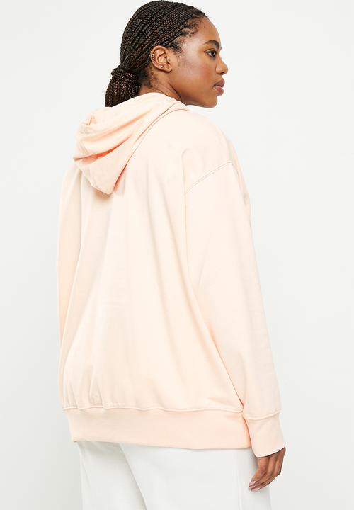 adidas Performance - Plus w bl ov hoodie - wonder quartz/white