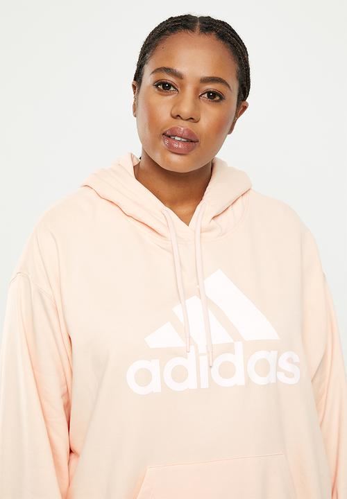adidas Performance - Plus w bl ov hoodie - wonder quartz/white