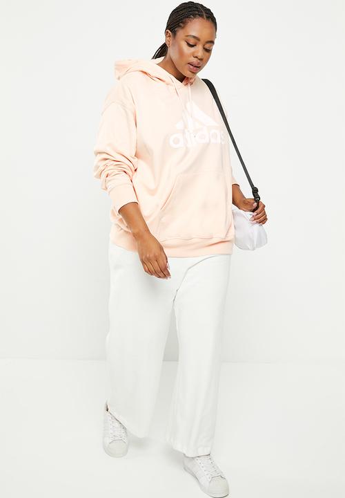 adidas Performance - Plus w bl ov hoodie - wonder quartz/white