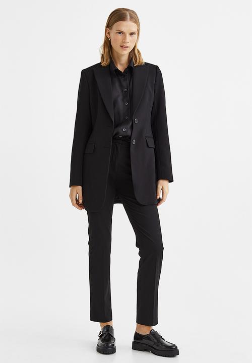 H&M - Single-breasted blazer - black
