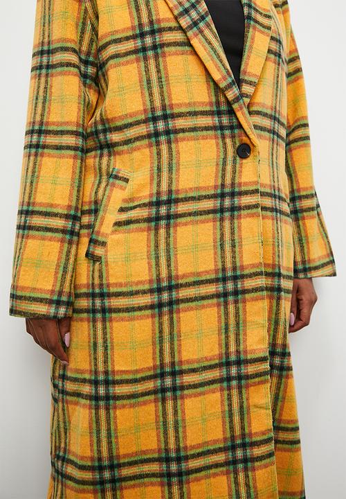 Superbalist - Colour check coat - multi check