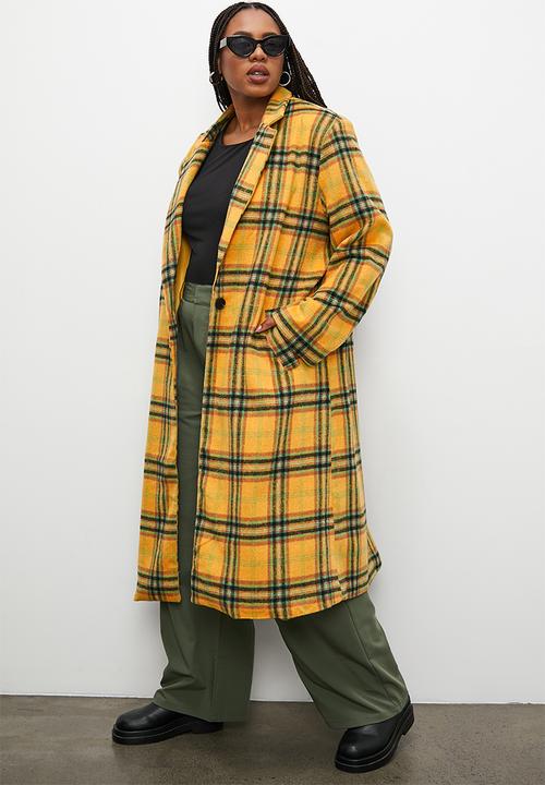 Superbalist - Colour check coat - multi check