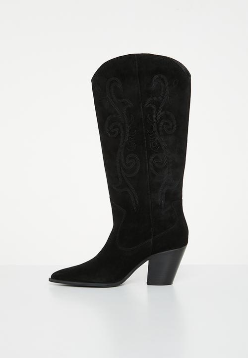 MANGO - Ute western boot - black
