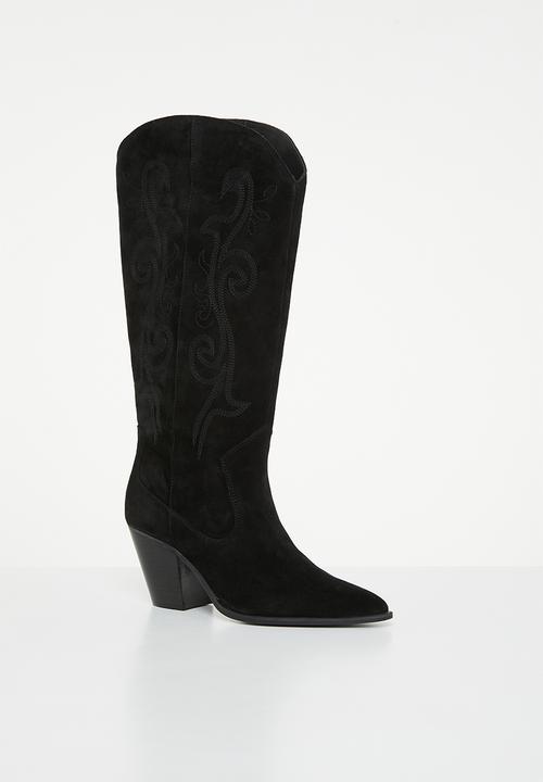 MANGO - Ute western boot - black