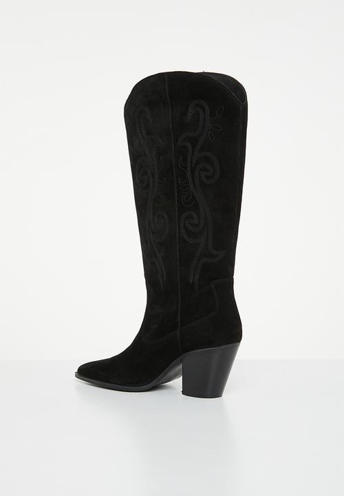 MANGO - Ute western boot - black