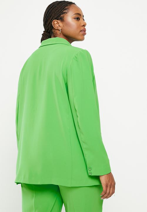 Me&B - Plus tailored blazer - green