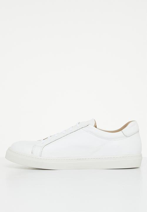 POLO - Classic polo leather sneaker - white