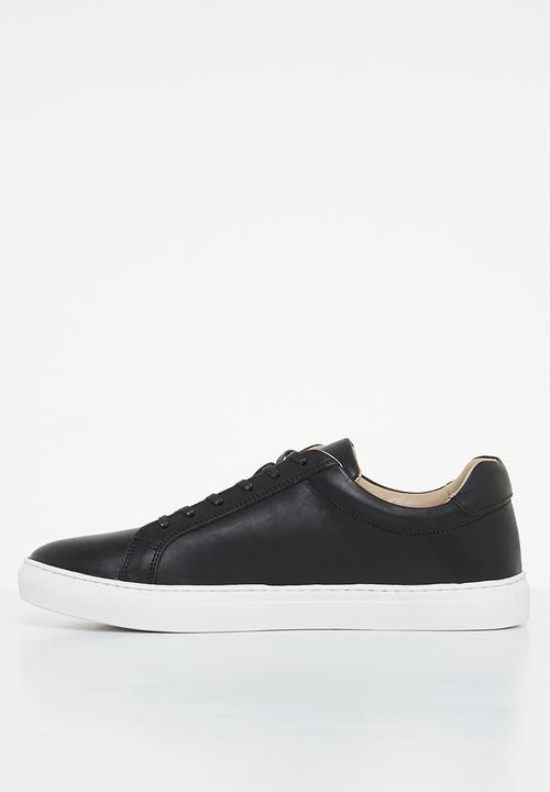 POLO - Classic leather sneaker - black