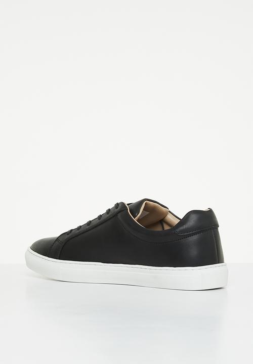 POLO - Classic leather sneaker - black