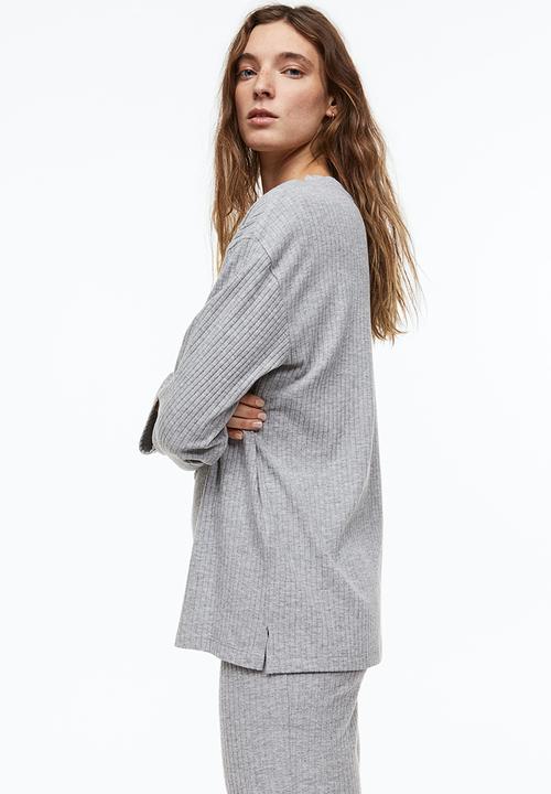 H&M - Ribbed jumper - grey marl