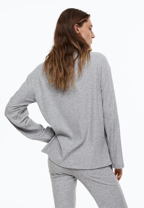 H&M - Ribbed jumper - grey marl