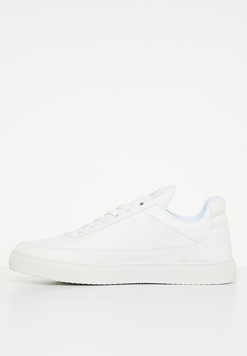 POLO - Crest pu sneaker - white