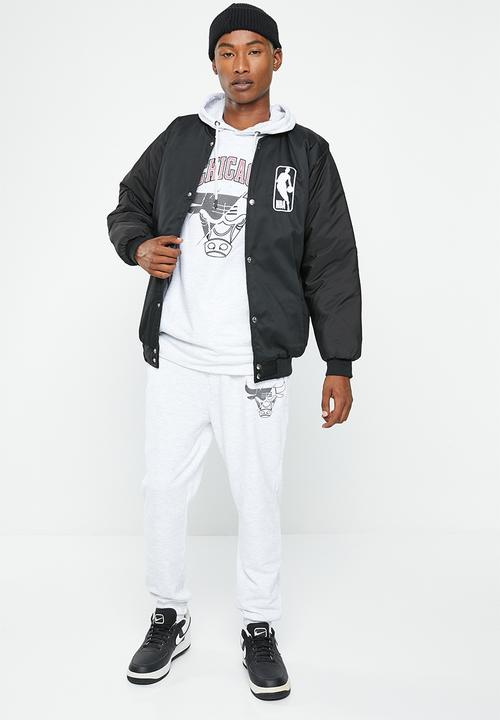 NBA - NBA letterman jacket - black
