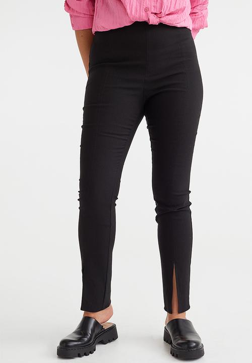 H&M - Slim trousers - black