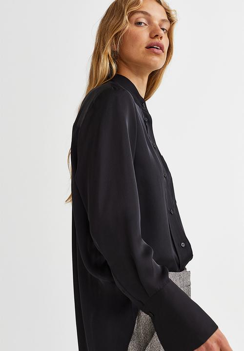 H&M - Oversized shirt - black