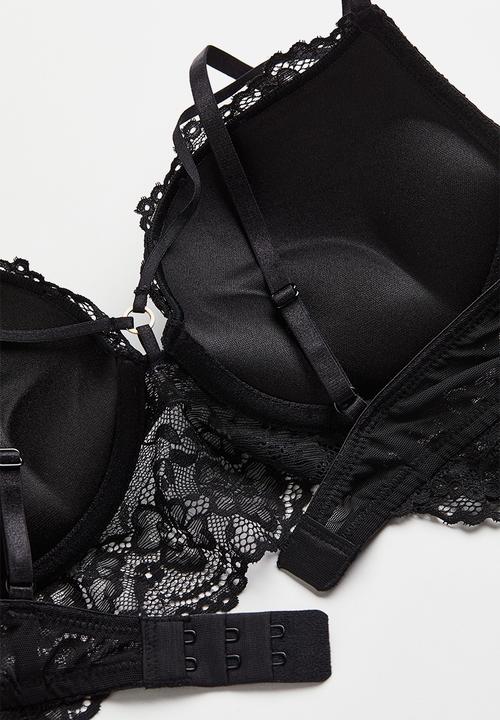 H&M - Super push-up bralette - black
