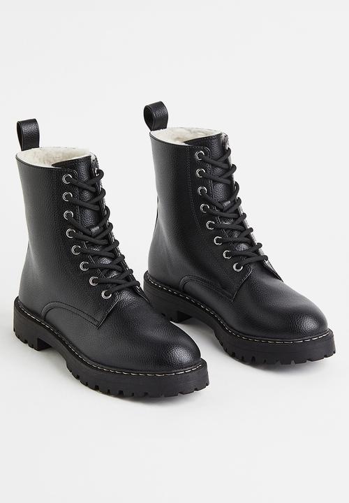 H&M - Warm-lined boots - black